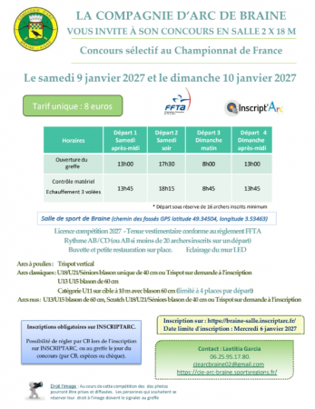 Concours Janvier 2027
